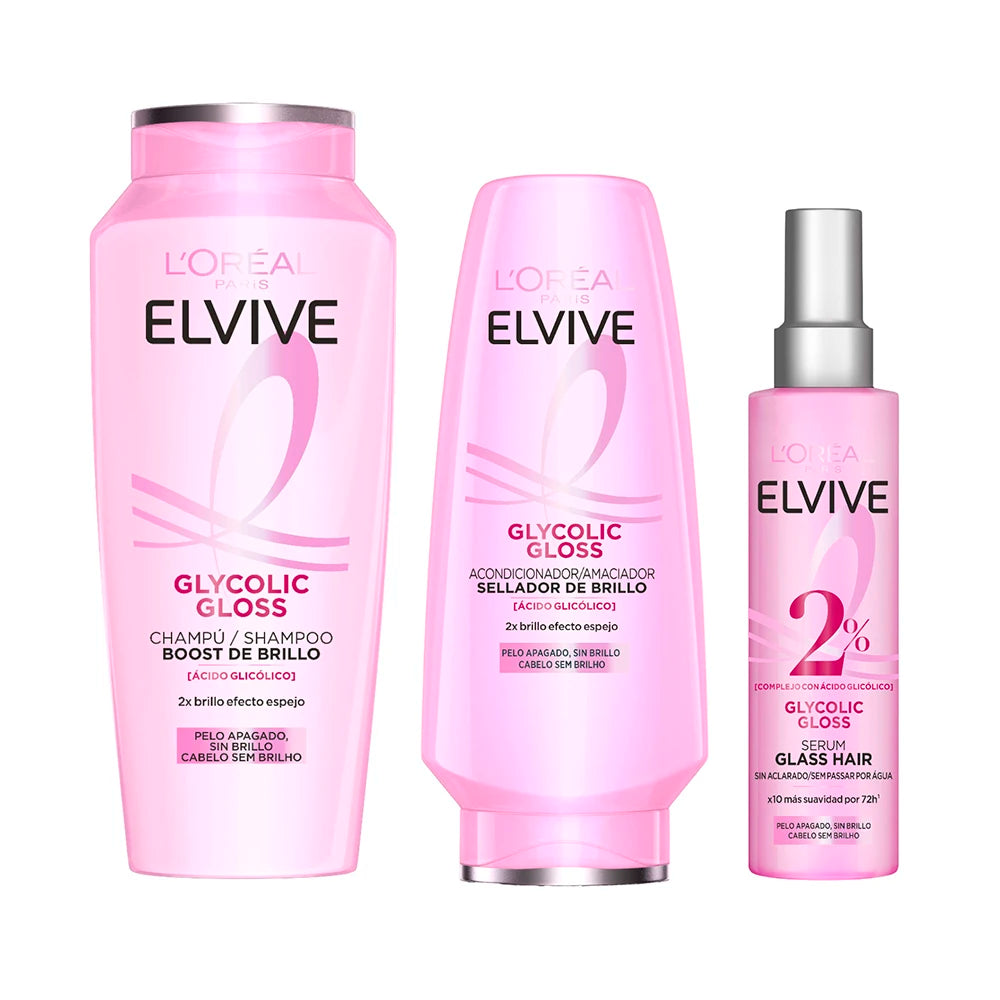 Set de cuidado capilar L'Oréal Paris Glycolic Gloss Core Boost