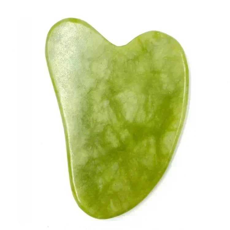Rodillo facial de jade natural y Gua Sha