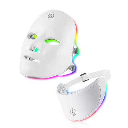 Máscara facial LED de 7 colores
