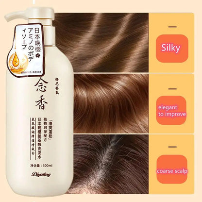 Champú y acondicionador japonés aminoácidos