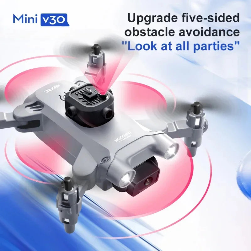 XIAOMI-4DRC V30 Mini Drone with HD Camera, 4K, 1080P, FPV, RC, Professional Five-Sided Obstacle Avoidance Helicopter Toy