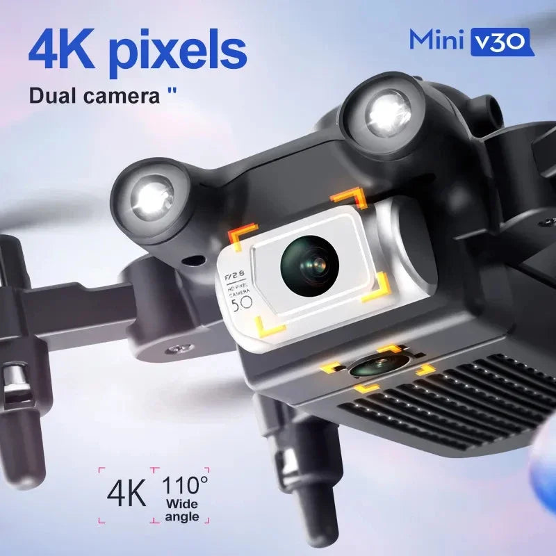 XIAOMI-4DRC V30 Mini Drone with HD Camera, 4K, 1080P, FPV, RC, Professional Five-Sided Obstacle Avoidance Helicopter Toy