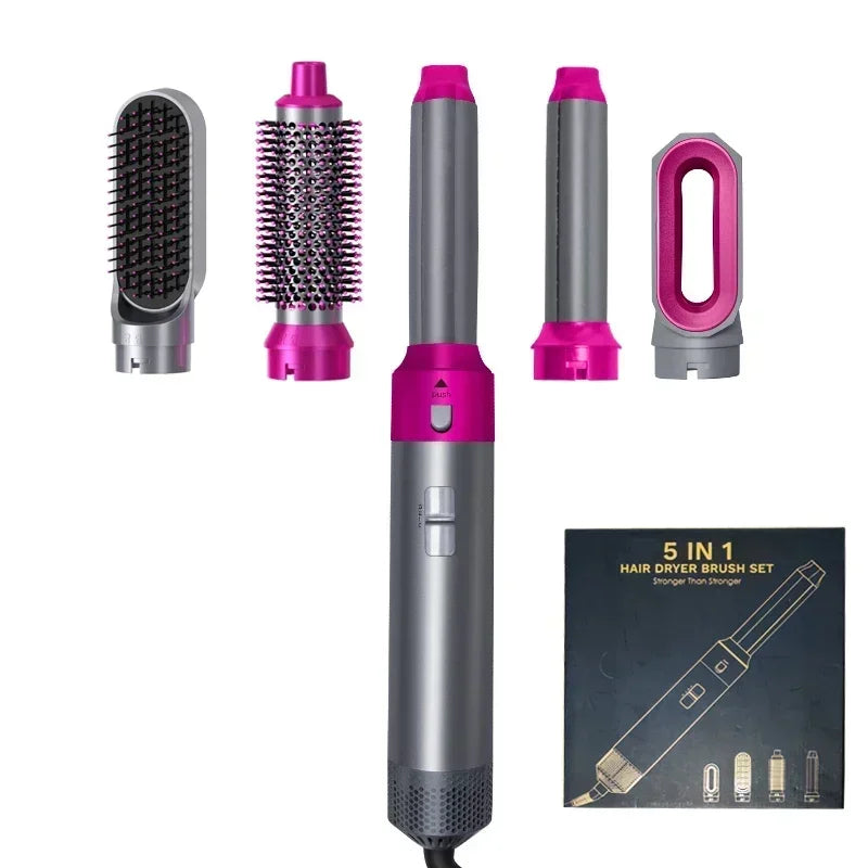 Set de secador de pelo 5 en 1 con peine térmico