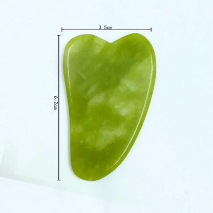 Rodillo facial de jade natural y Gua Sha