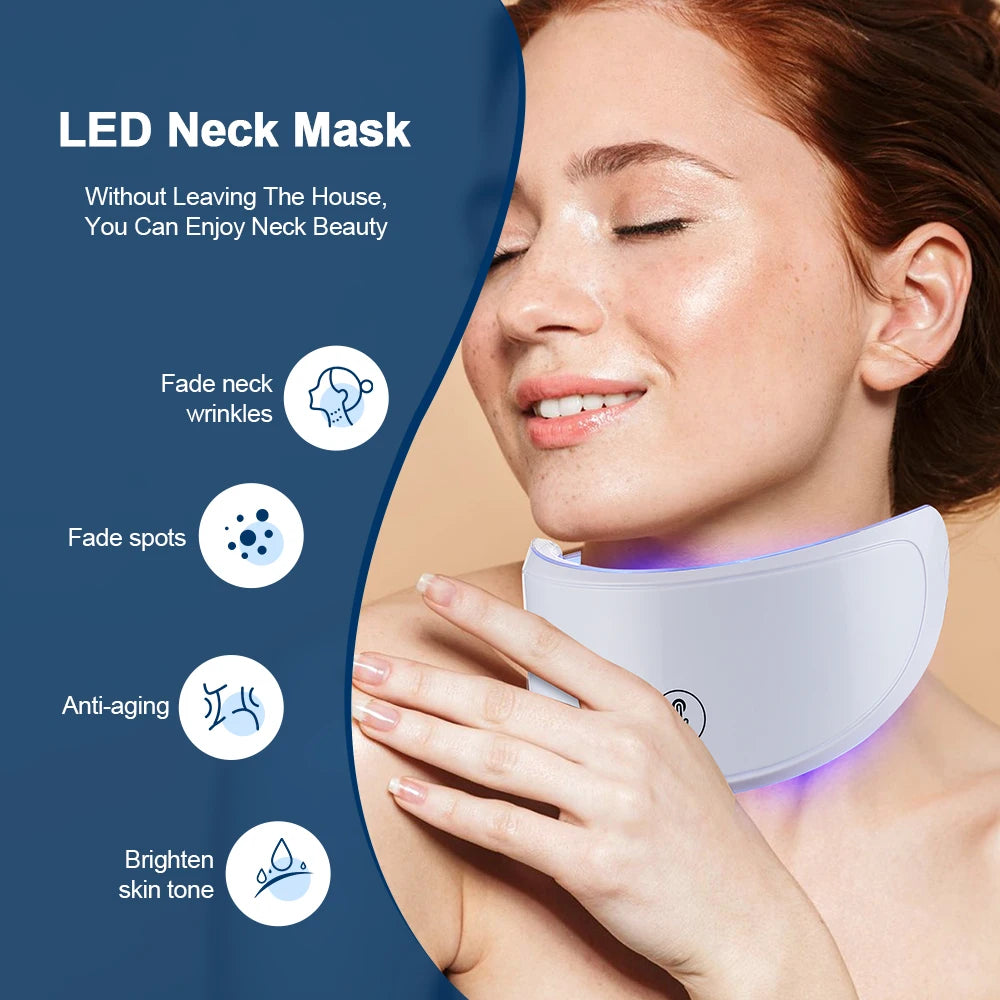 Máscara facial LED de 7 colores