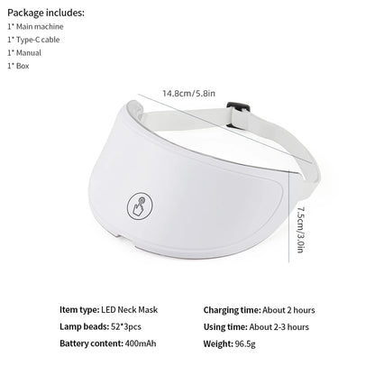Máscara facial LED de 7 colores