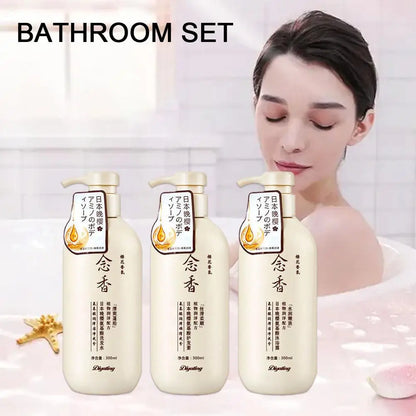 Champú y acondicionador japonés aminoácidos