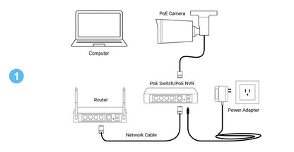 Cámara de seguridad 4K para exteriores con audio y visión nocturna a color