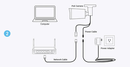 Cámara de seguridad 4K para exteriores con audio y visión nocturna a color
